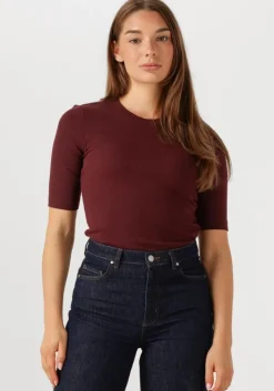 ROUGE EDIT e t-shirt rouhelena 2/4 o-neck tee>DAMES Tops & T-Shirts