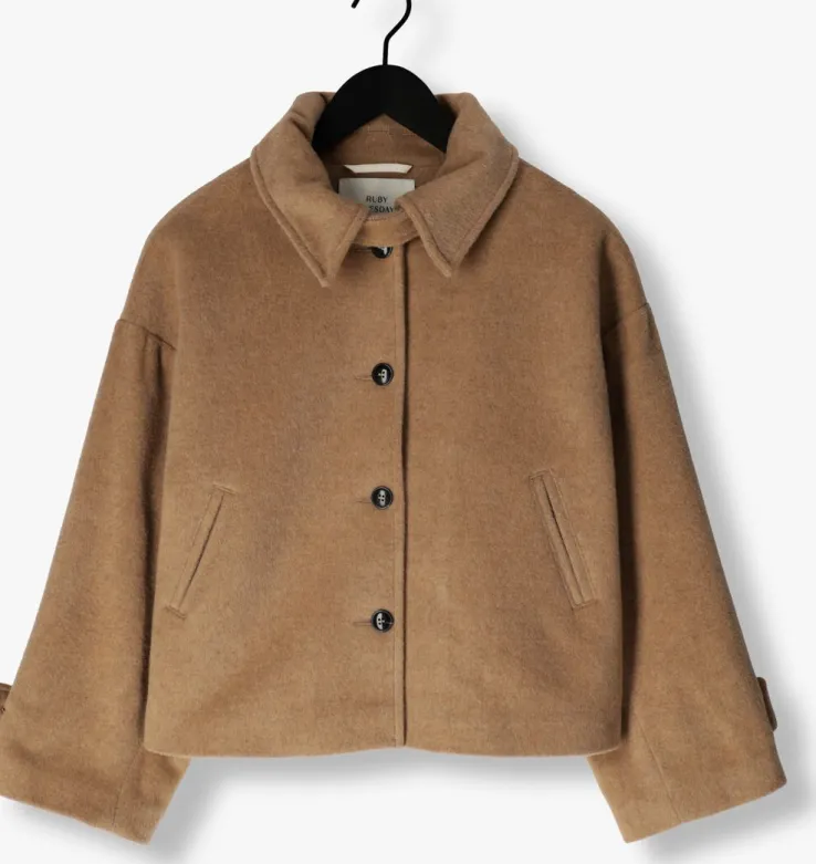 bruine ruby tuesday jack mara short woolen jacket collar