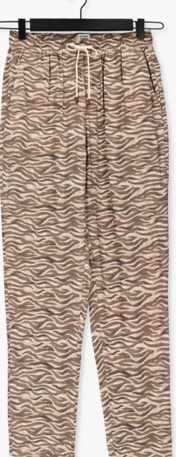 bruine scotch & soda pantalon elasticated mid-rise regular-length pants