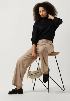 SCOTCH & SODA e trui ruffled high-neck lurex pullover>DAMES Truien & Vesten