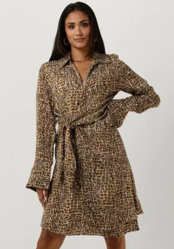 SECOND FEMALE e mini jurk poline wrap dress>DAMES Jurken