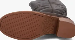 bruine shabbies hoge laarzen puk tuba