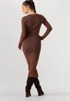 SILVIAN HEACH e maxi jurk midi dress szabo><noscript><img width=