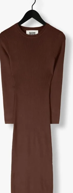 SILVIAN HEACH e maxi jurk midi dress szabo><noscript><img width=