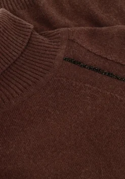 bruine silvian heach trui turtle neck sam