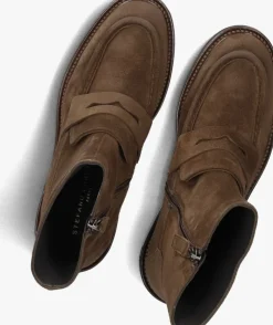 bruine stefano lauran enkellaarsjes 446-25