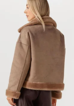 bruine studio ar faux fur jas faje