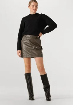 STUDIO AR e minirok lain sheep soft waxed>DAMES Rokken