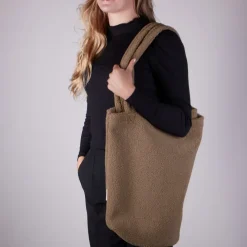 bruine studio noos shopper teddy mom-bag