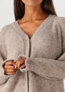 SUMMUM e vest cardigan cozy melange lurex knit><noscript><img width=