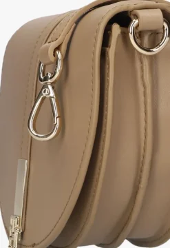 bruine tommy hilfiger schoudertas th heritage saddle bag