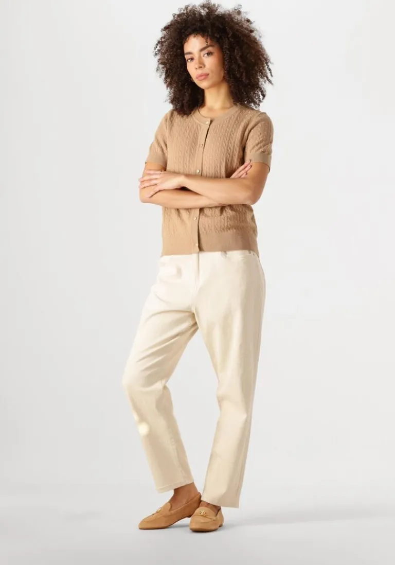 TOMMY HILFIGER e top mini cable c-nk cardi ss>DAMES Tops & T-Shirts