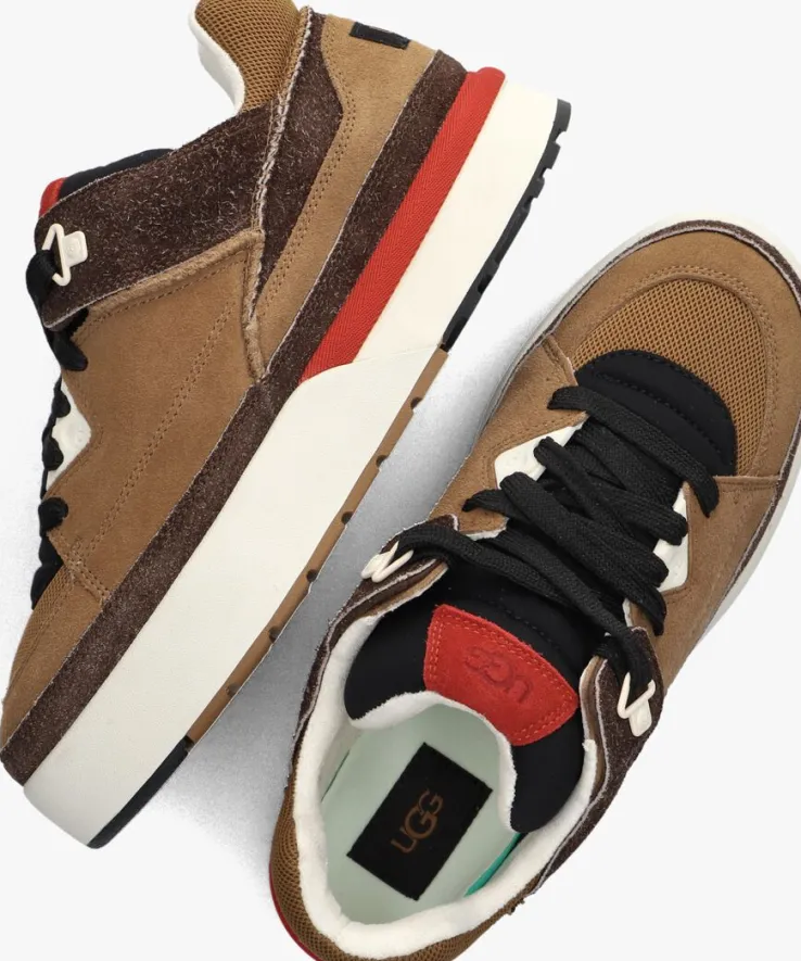 bruine ugg lage sneakers goldencush