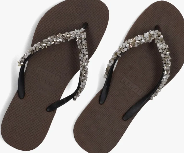 UZURII e teenslippers classic aby silver>DAMES Slippers