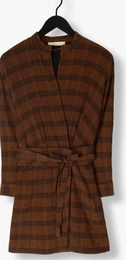 bruine vanessa bruno mini jurk blandine