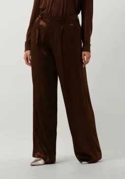 VANILIA e pantalon satin pleated w>DAMES Broeken