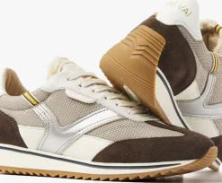 bruine via vai lage sneakers mikki natalia