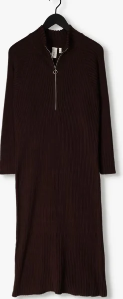 Y.A.S. e midi jurk yasmavi ls knit midi zipper dress><noscript><img width=