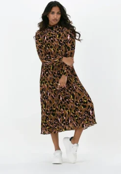 bruine y.a.s. midi jurk yaspippa ls midi dress s.