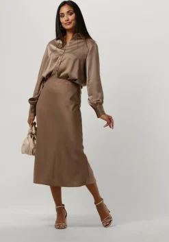 bruine y.a.s. midirok yaspella hw midi skirt s.