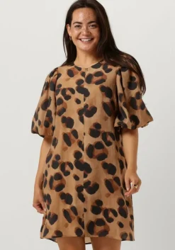BY-BAR mini jurk arya cheeta dress>DAMES Jurken