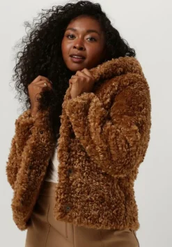 camel giacomo the jacket faux fur jas 6512773