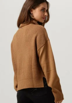 camel liu jo trui maglia chiusa m/l d/vita perle