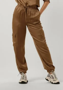 camel minus cargobroeken selva mid waisted cargo pant