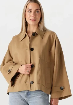 camel my essential wardrobe jack lyonmw short bomber jacket