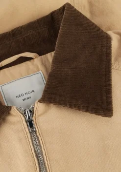 NEO NOIR leren jas rivera canvas boxy jacket><noscript><img width=