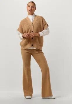 camel ruby tuesday vest vlinn sleeveless cardigan w pached pockets