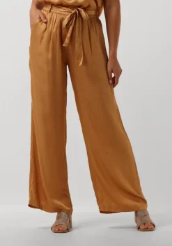 SUMMUM pantalon pants solid satin>DAMES Broeken