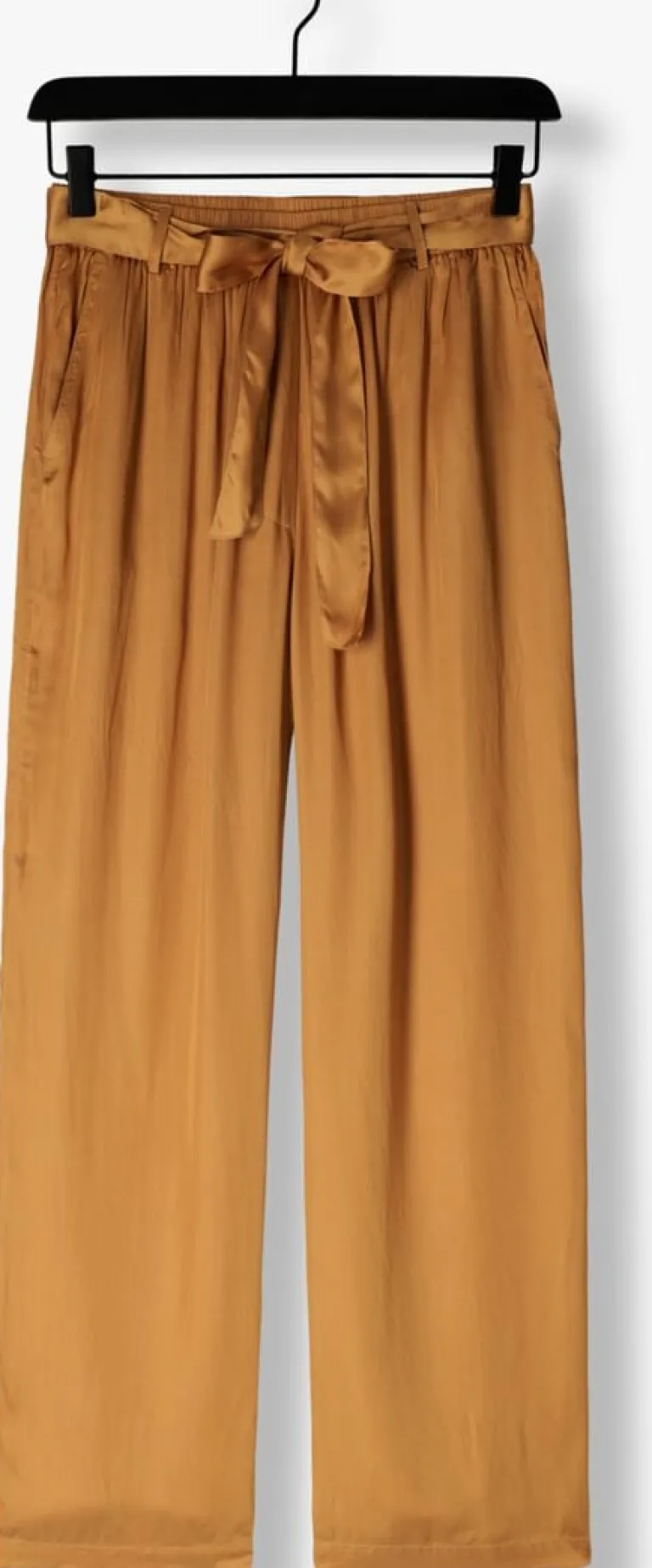 SUMMUM pantalon pants solid satin>DAMES Broeken