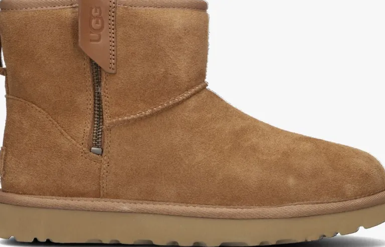 UGG vachtlaarzen classic mini bailey zip>DAMES Laarzen