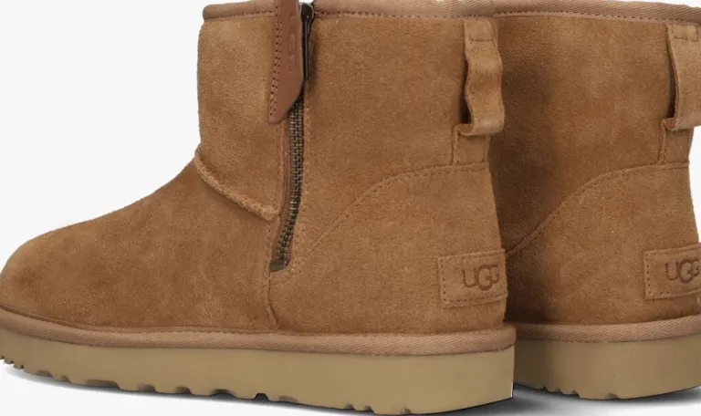 UGG vachtlaarzen classic mini bailey zip>DAMES Laarzen