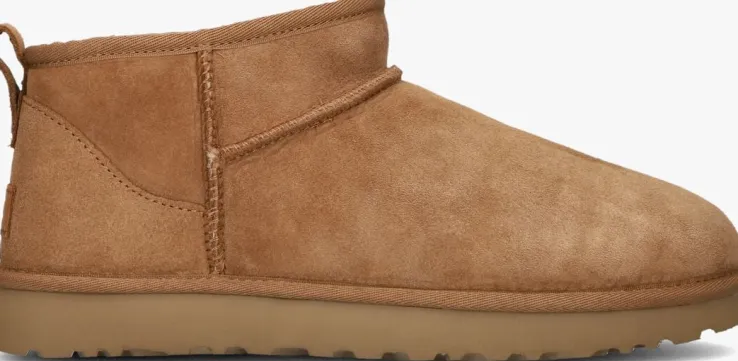 camel ugg vachtlaarzen w classic ultra mini