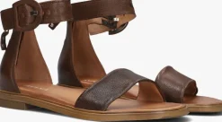 cognac ayana platte sandalen m05060