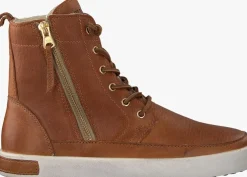 cognac blackstone hoge sneakers icon emily