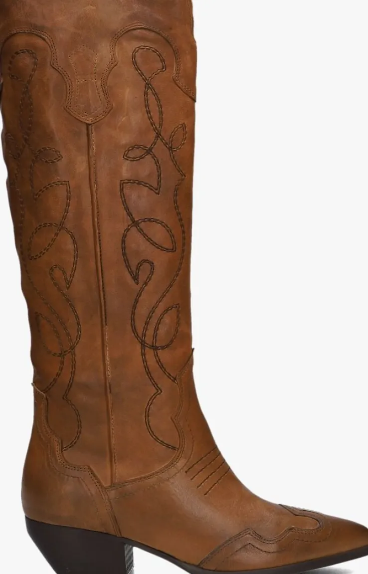 cognac blasz hoge laarzen 123