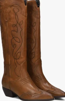 cognac blasz hoge laarzen 123