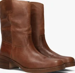 cognac inuovo hoge laarzen a01004