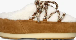 cognac moon boot vachtlaarzen mule shearling
