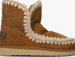 cognac mou vachtlaarzen eskimo 18 glitter logo