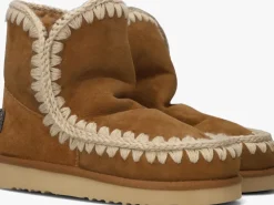 cognac mou vachtlaarzen eskimo 18 glitter logo