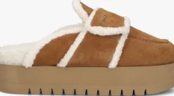 cognac nubikk instappers teddy fur