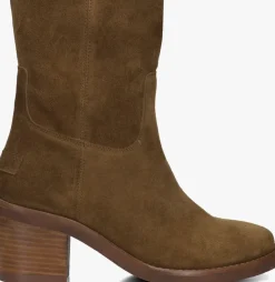 SHABBIES enkellaarsjes puk ankie>DAMES Enkellaarsjes