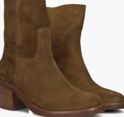 SHABBIES enkellaarsjes puk ankie>DAMES Enkellaarsjes