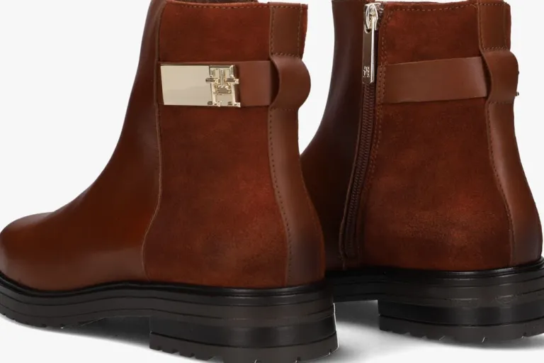 TOMMY HILFIGER enkelboots th logo chelsea>DAMES Boots