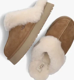 cognac ugg pantoffels w disquette