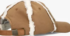 cognac ugg pet bondfed fleece baseball cap